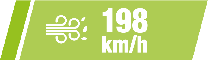 189km/h soplador